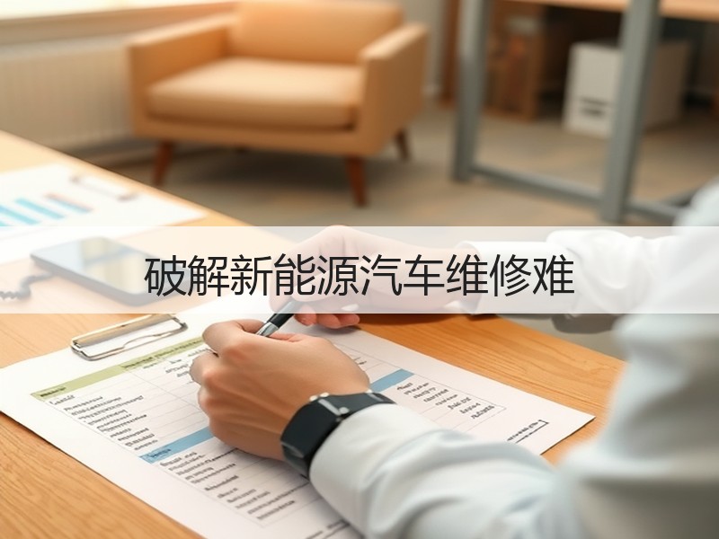 破解新能源汽车维修难