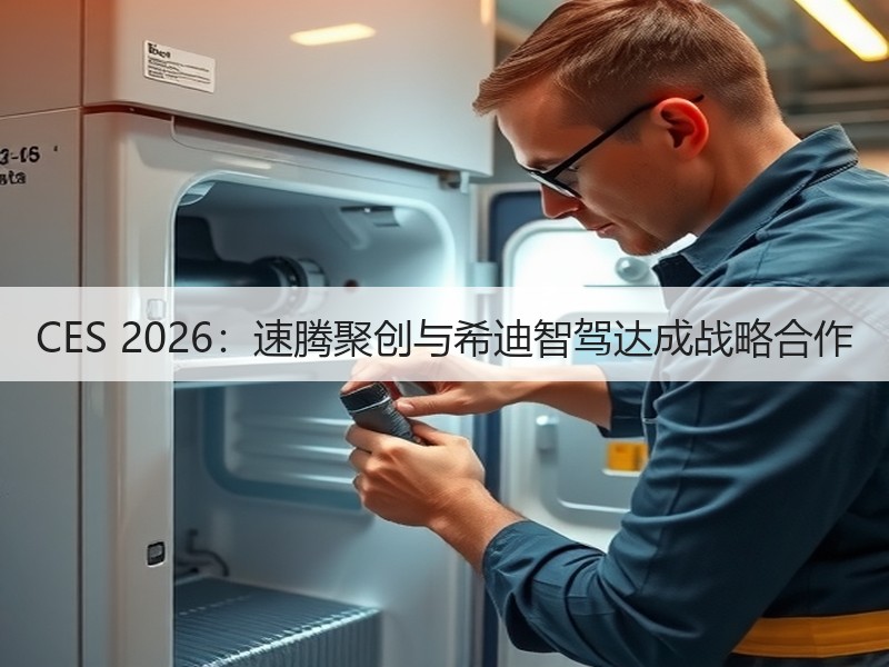 CES 2026：速腾聚创与希迪智驾达成