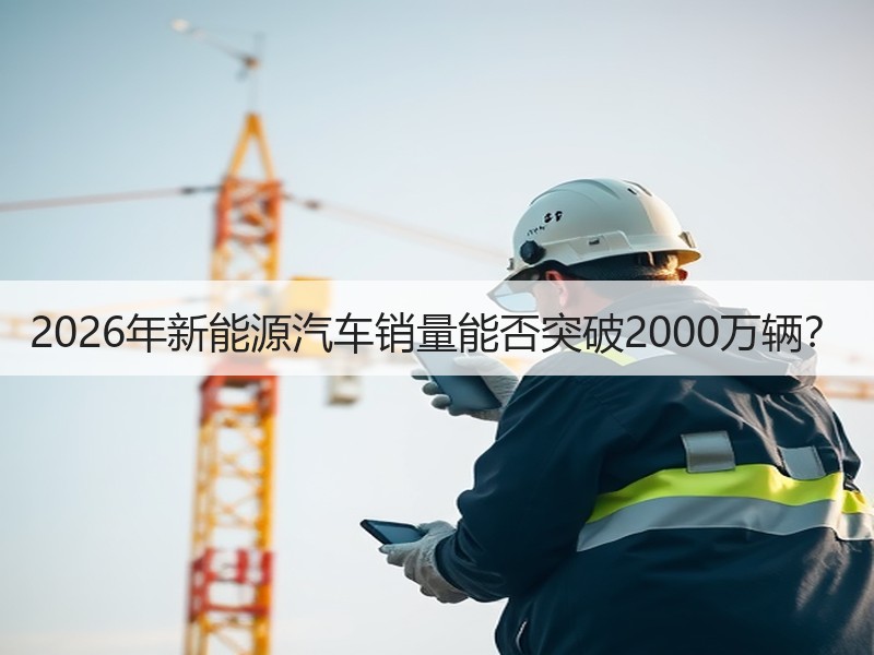 2026年新能源汽车销量能否突破2000