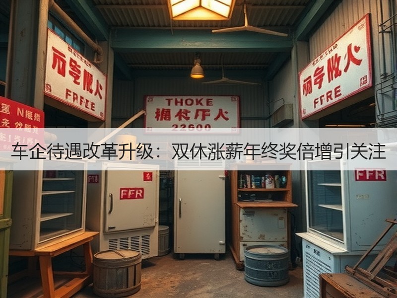 车企待遇改革升级：双休涨薪年终奖倍增引关