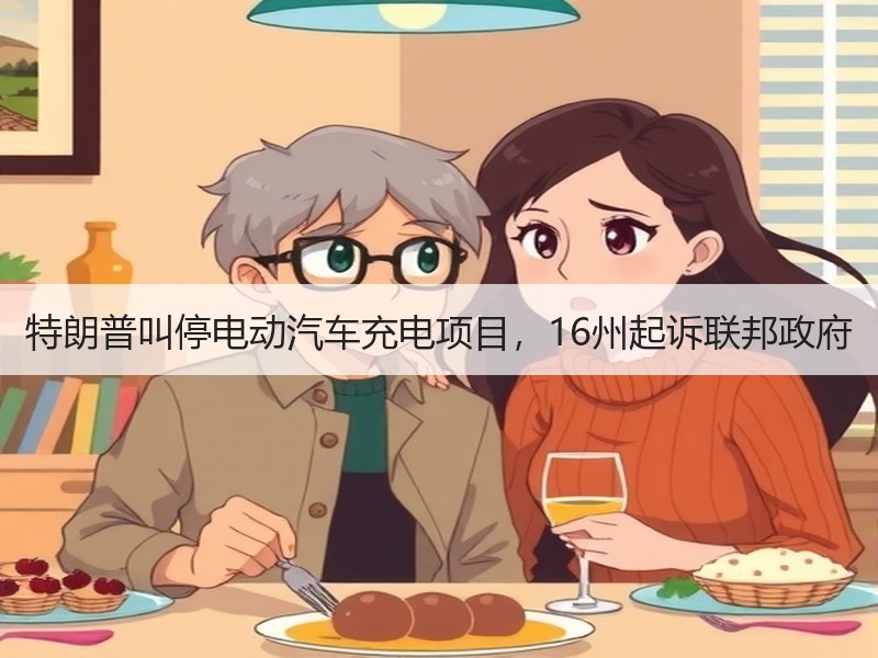特朗普叫停电动汽车充电项目，16州起诉联