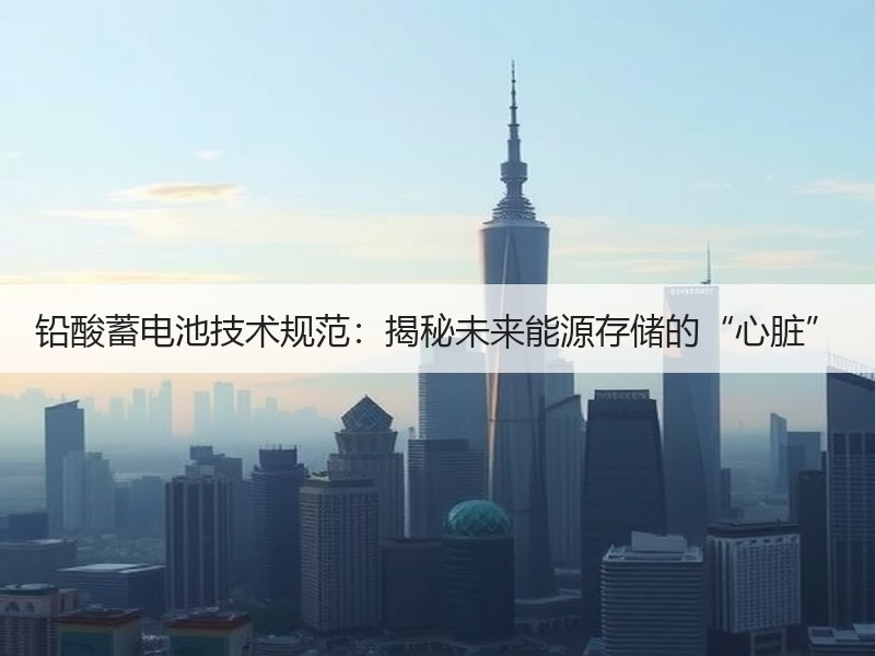 铅酸蓄电池技术规范：揭秘未来能源存储的“