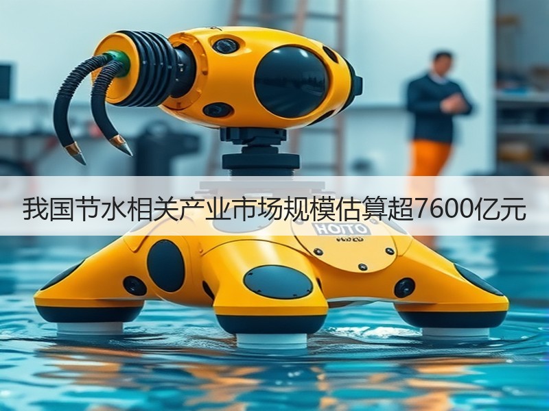 我国节水相关产业市场规模估算超7600亿