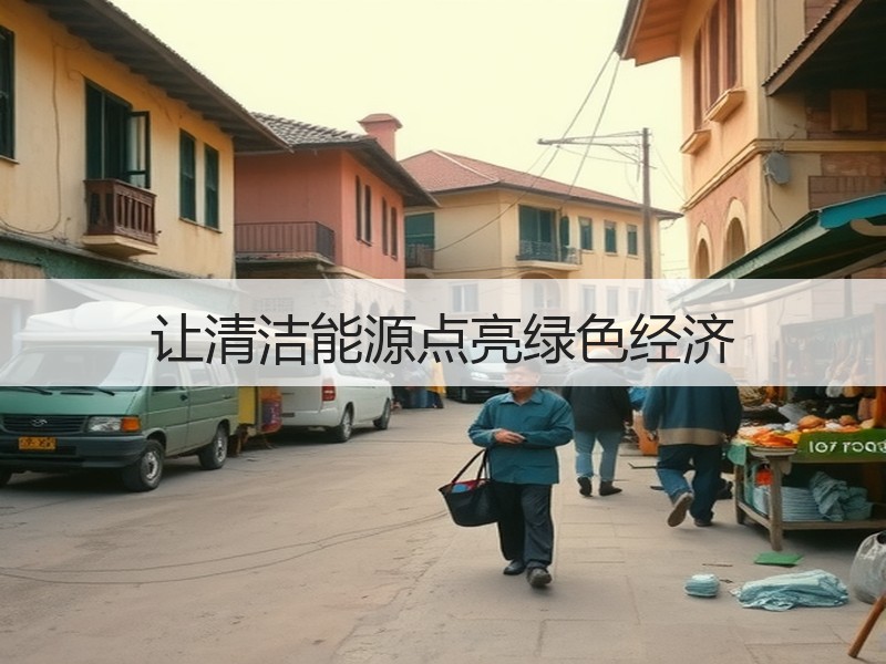 让清洁能源点亮绿色经济