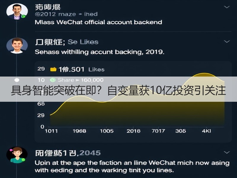 具身智能突破在即？自变量获10亿投资引关