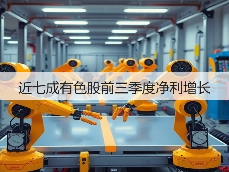近七成有色股前三季度净利增长