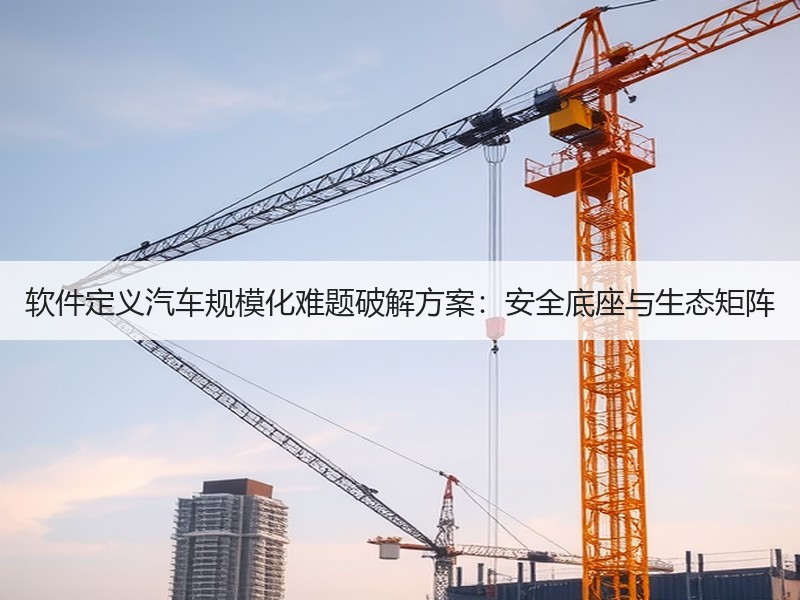软件定义汽车规模化难题破解方案：安全底座