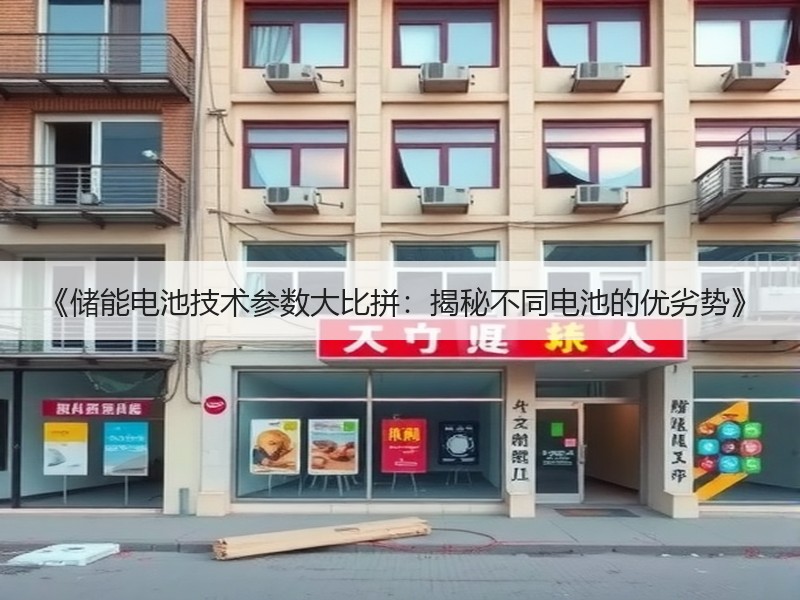《储能电池技术参数大比拼：揭秘不同电池的