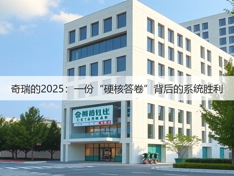 奇瑞的2025：一份“硬核答卷”背后的系