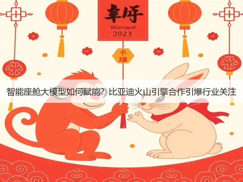 智能座舱大模型如何赋能？比亚迪火山引擎合