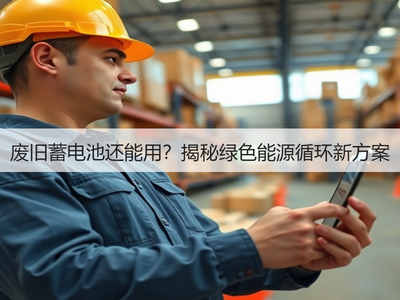 废旧蓄电池还能用？揭秘绿色能源循环新方案