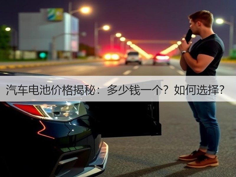 汽车电池价格揭秘：多少钱一个？如何选择？