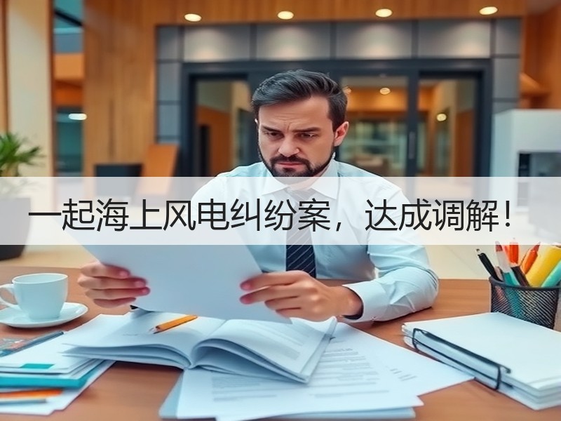 一起海上风电纠纷案，达成调解！