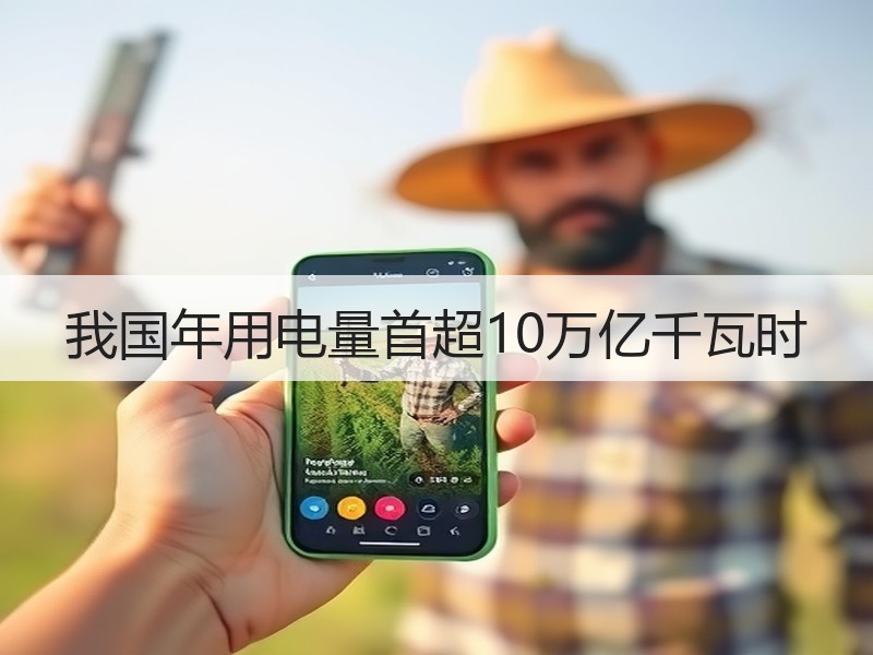 我国年用电量首超10万亿千瓦时