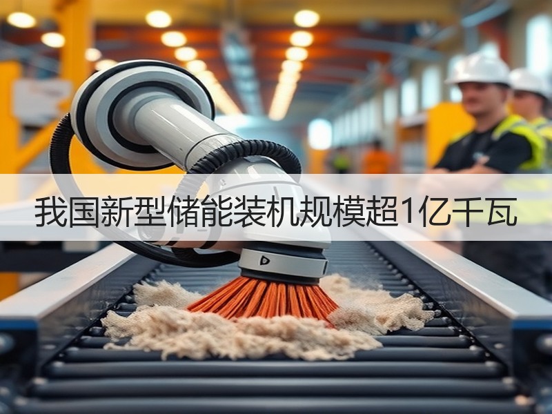 我国新型储能装机规模超1亿千瓦