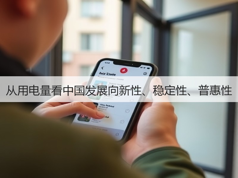 从用电量看中国发展向新性、稳定性、普惠性