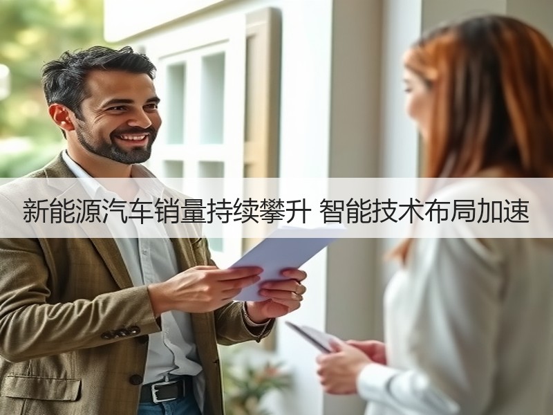 新能源汽车销量持续攀升 智能技术布局加速