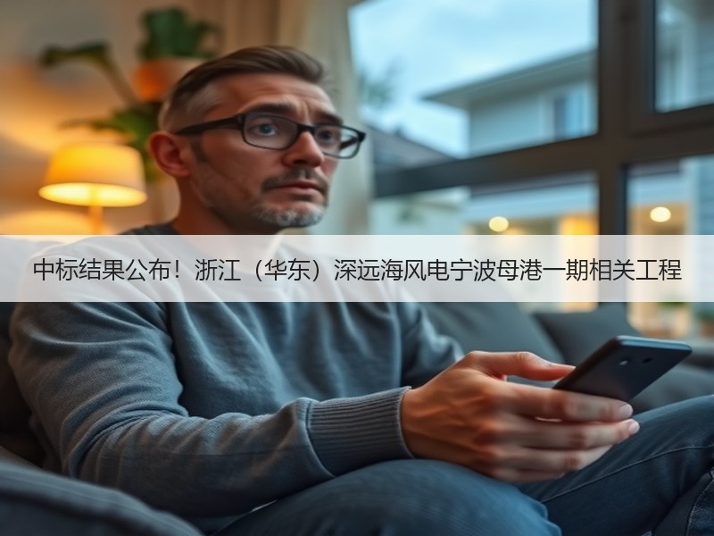 中标结果公布！浙江（华东）深远海风电宁波
