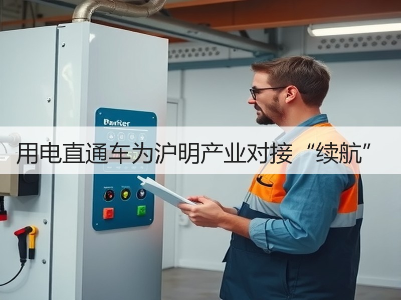 用电直通车为沪明产业对接“续航”