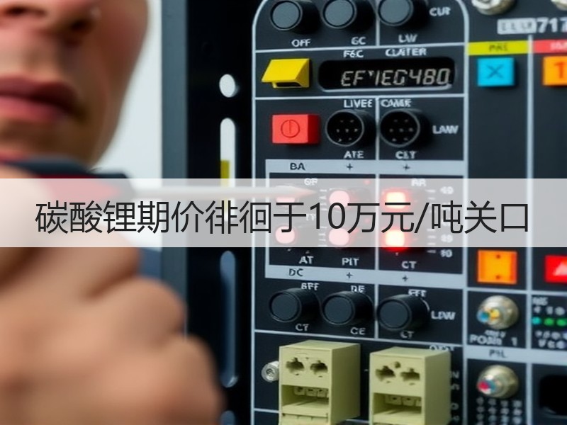 碳酸锂期价徘徊于10万元/吨关口