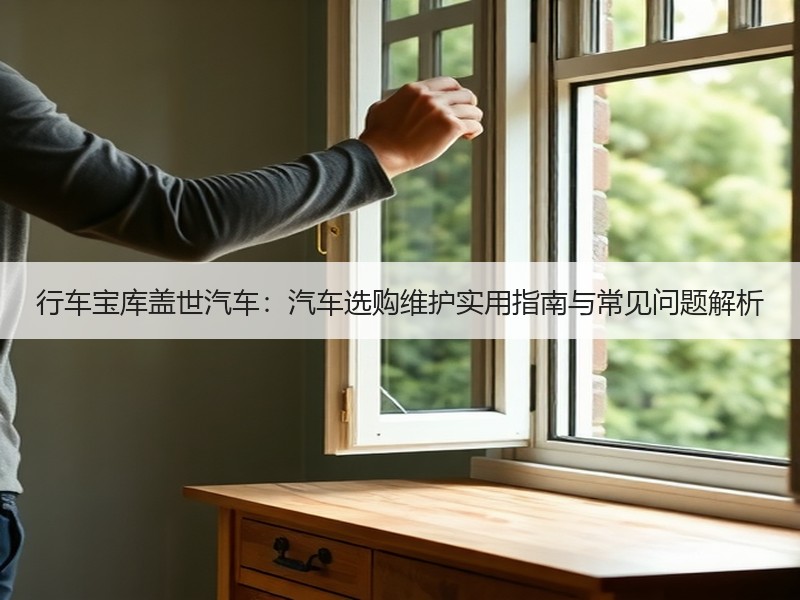行车宝库盖世汽车：汽车选购维护实用指南与