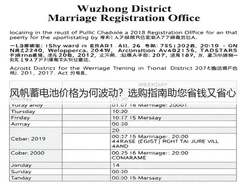 风帆蓄电池价格为何波动？选购指南助您省钱