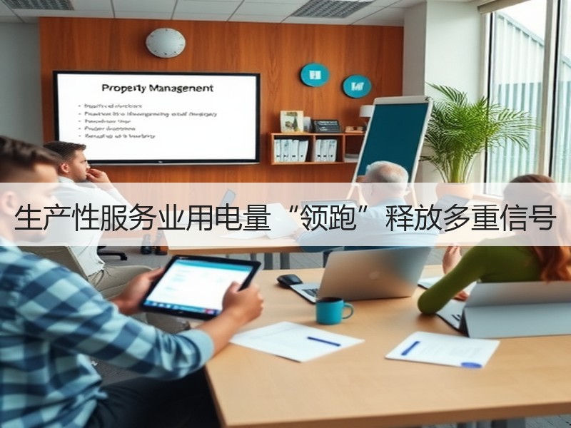 生产性服务业用电量“领跑”释放多重信号