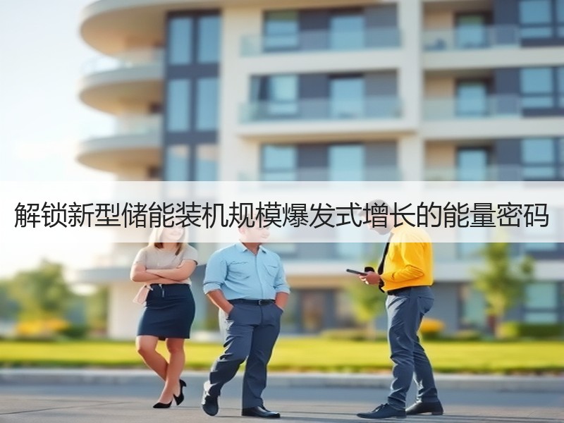 解锁新型储能装机规模爆发式增长的能量密码