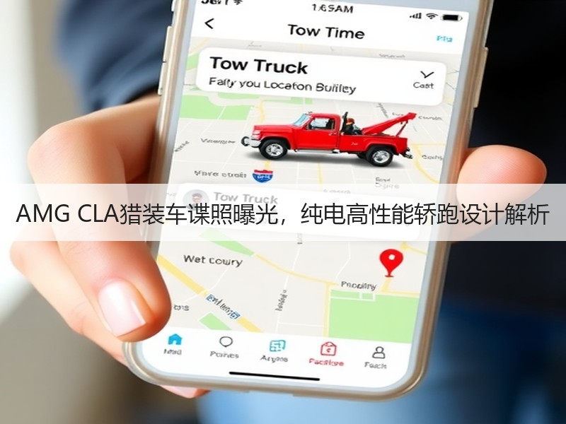 AMG CLA猎装车谍照曝光，纯电高性能