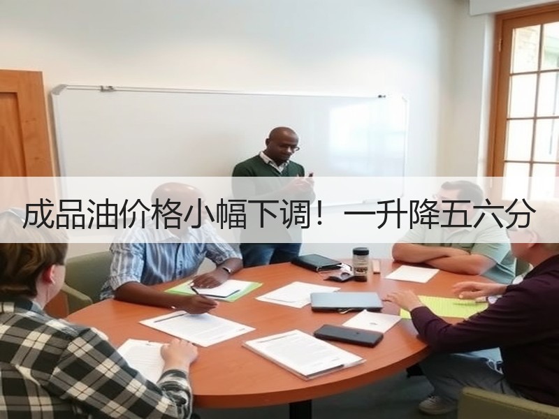 成品油价格小幅下调！一升降五六分