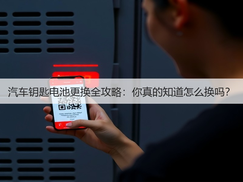 汽车钥匙电池更换全攻略：你真的知道怎么换