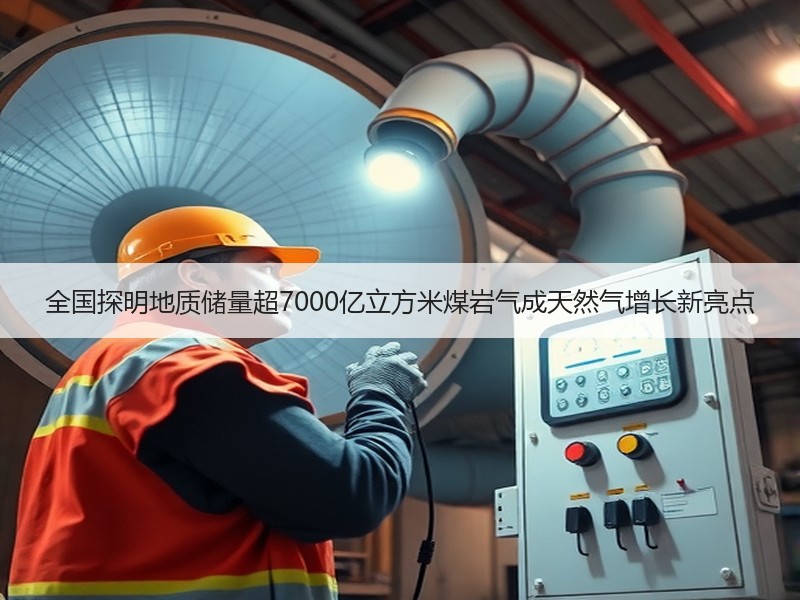 全国探明地质储量超7000亿立方米煤岩气