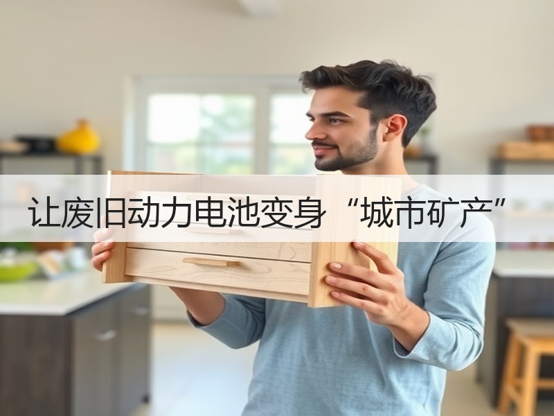 让废旧动力电池变身“城市矿产”