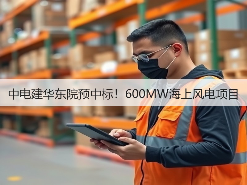 中电建华东院预中标！600MW海上风电项
