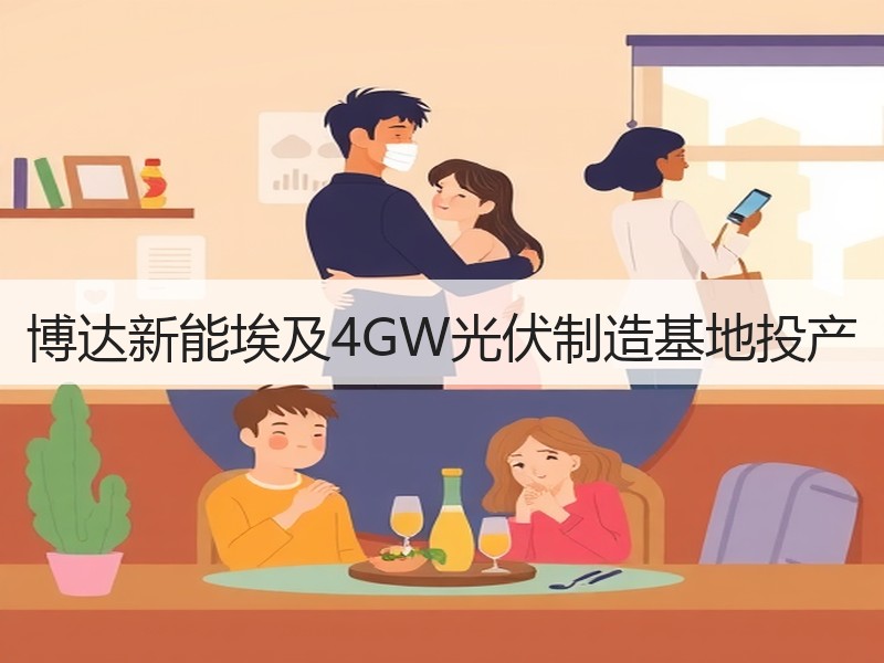 博达新能埃及4GW光伏制造基地投产