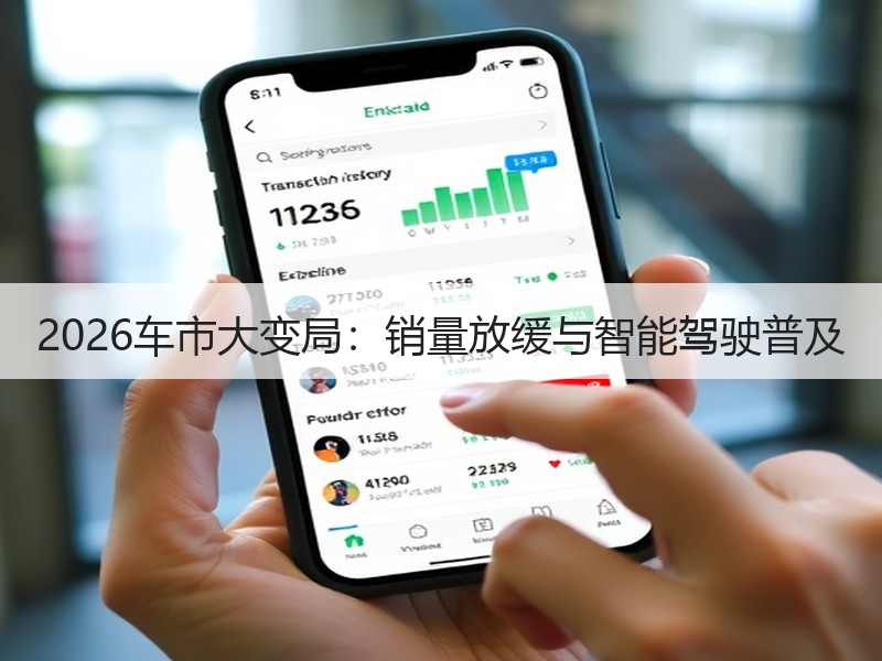 2026车市大变局：销量放缓与智能驾驶普