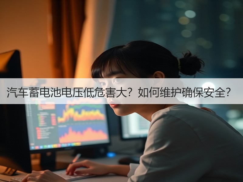 汽车蓄电池电压低危害大？如何维护确保安全