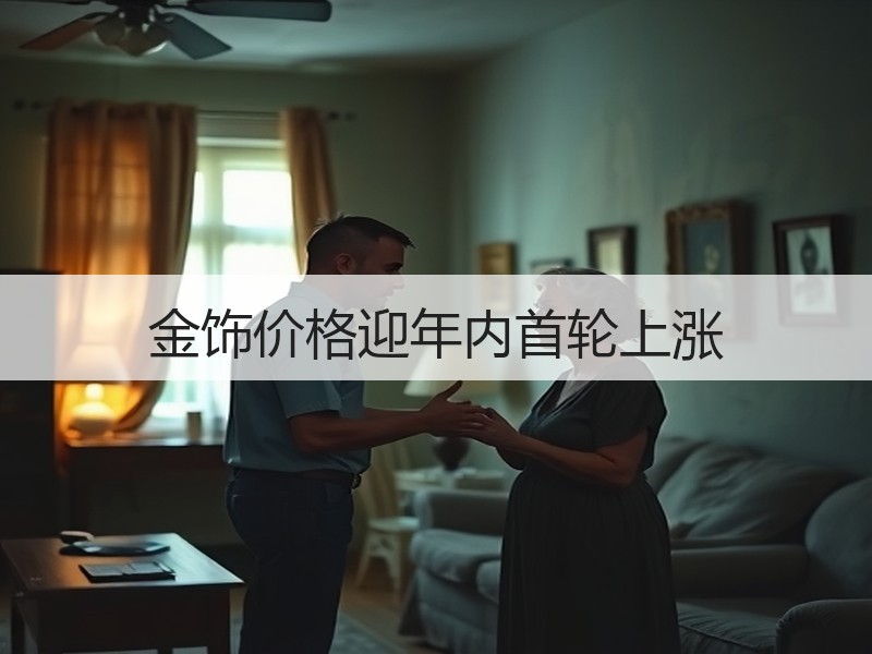 金饰价格迎年内首轮上涨