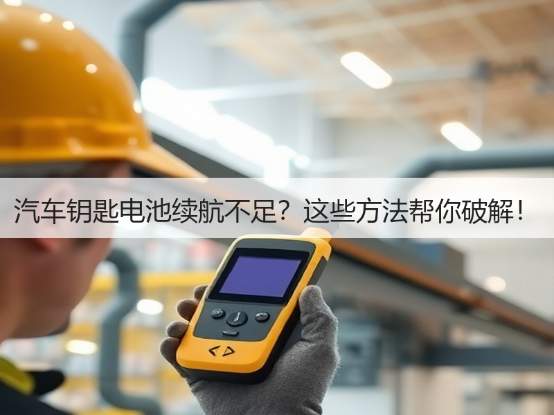 汽车钥匙电池续航不足？这些方法帮你破解！