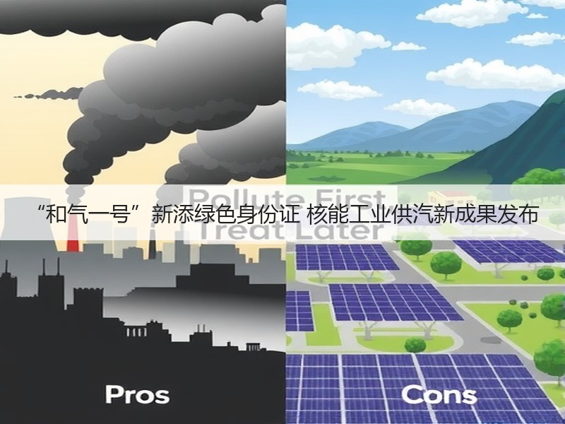“和气一号”新添绿色身份证 核能工业供汽