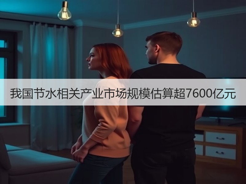 我国节水相关产业市场规模估算超7600亿