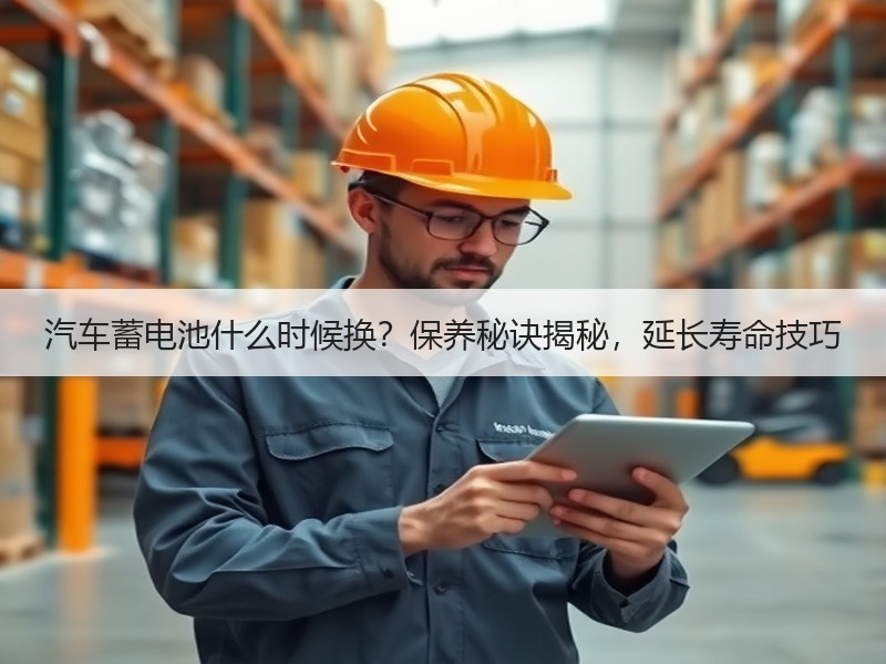 汽车蓄电池什么时候换？保养秘诀揭秘，延长