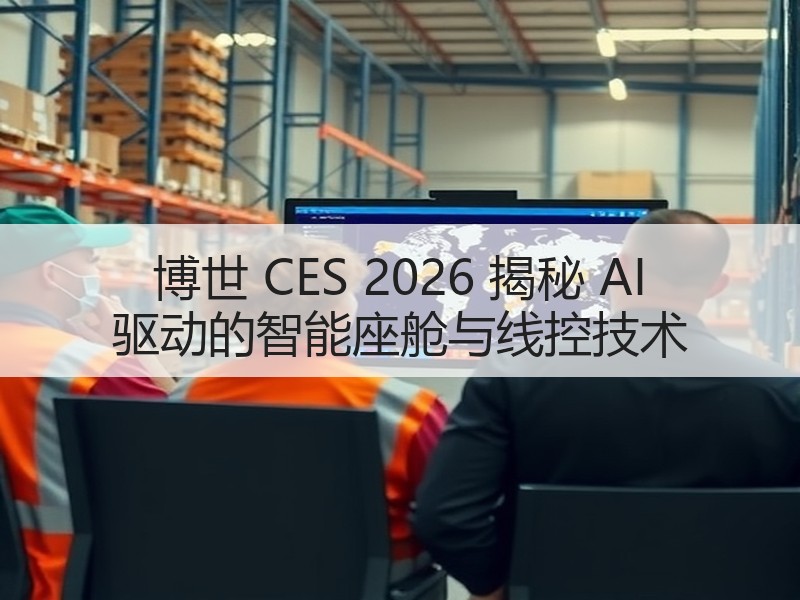 博世 CES 2026 揭秘 AI 驱动