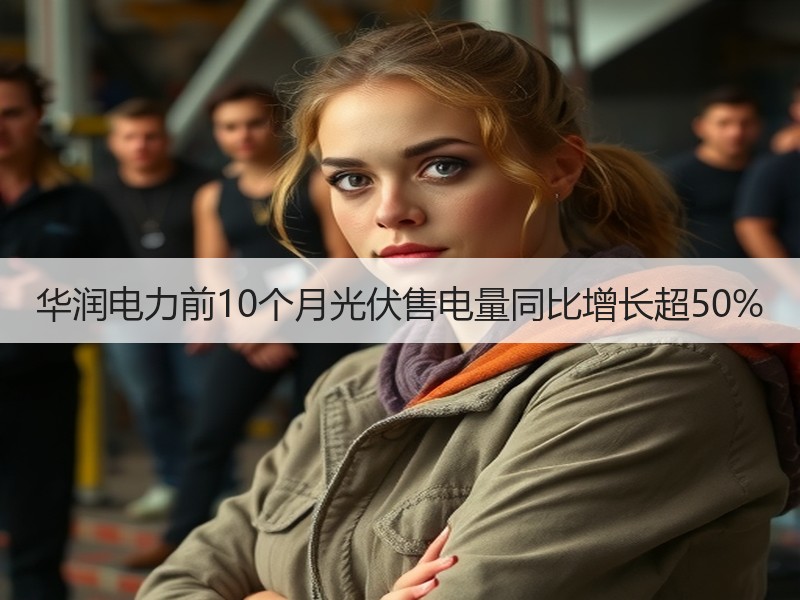 华润电力前10个月光伏售电量同比增长超5