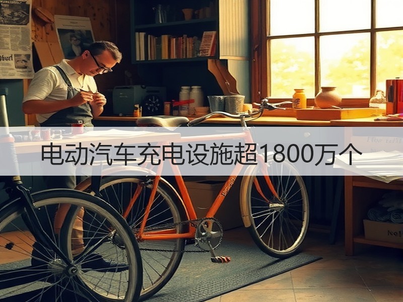 电动汽车充电设施超1800万个