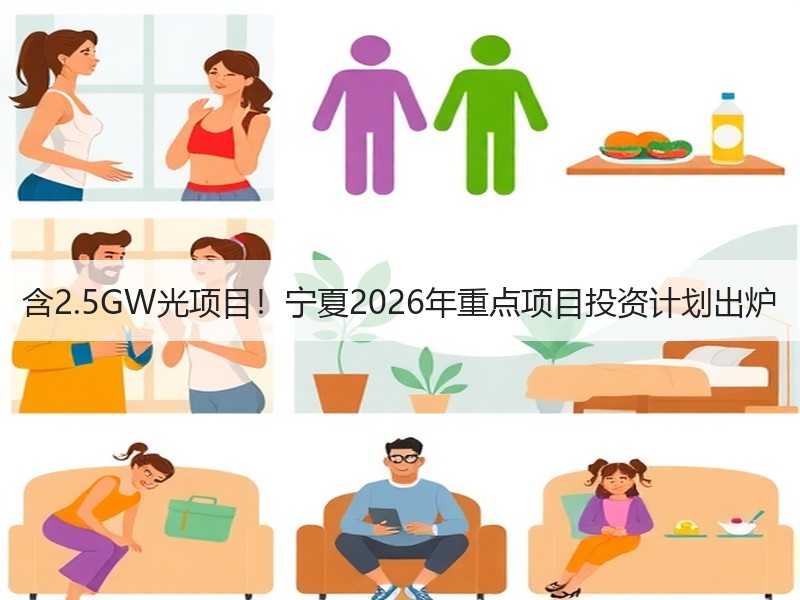 含2.5GW光项目！宁夏2026年重点项