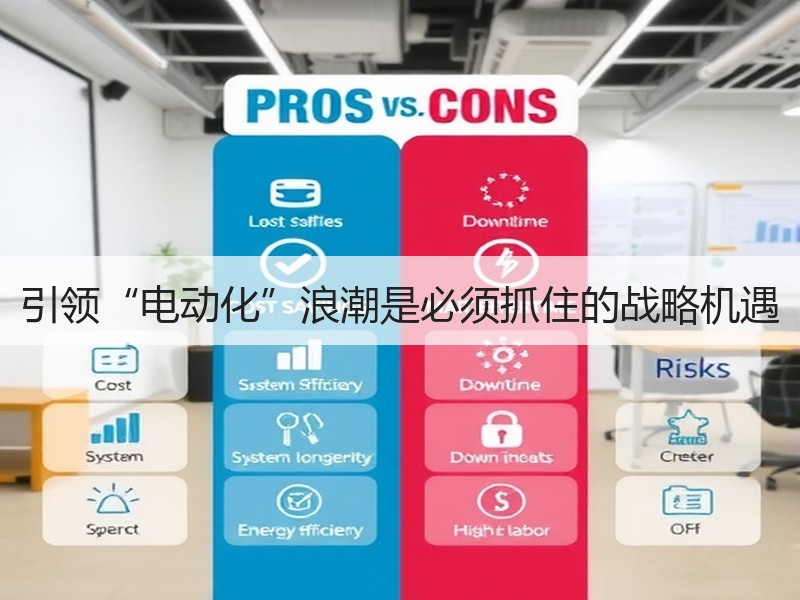 引领“电动化”浪潮是必须抓住的战略机遇