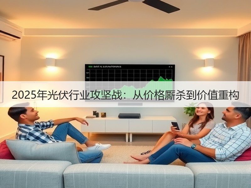 2025年光伏行业攻坚战：从价格厮杀到价
