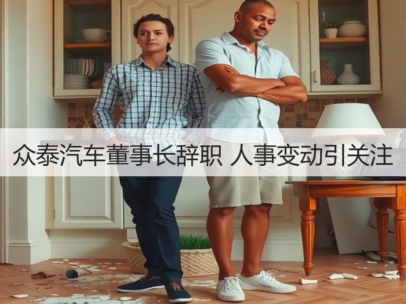 众泰汽车董事长辞职 人事变动引关注