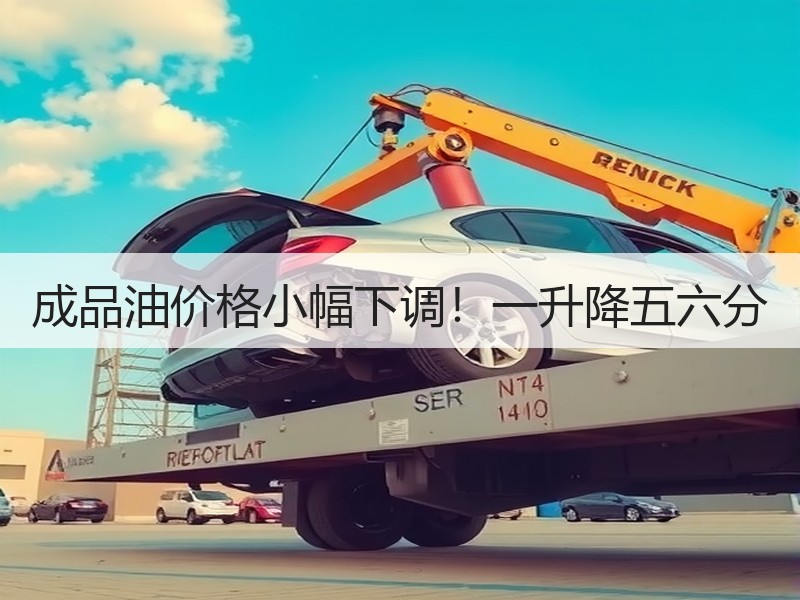 成品油价格小幅下调！一升降五六分